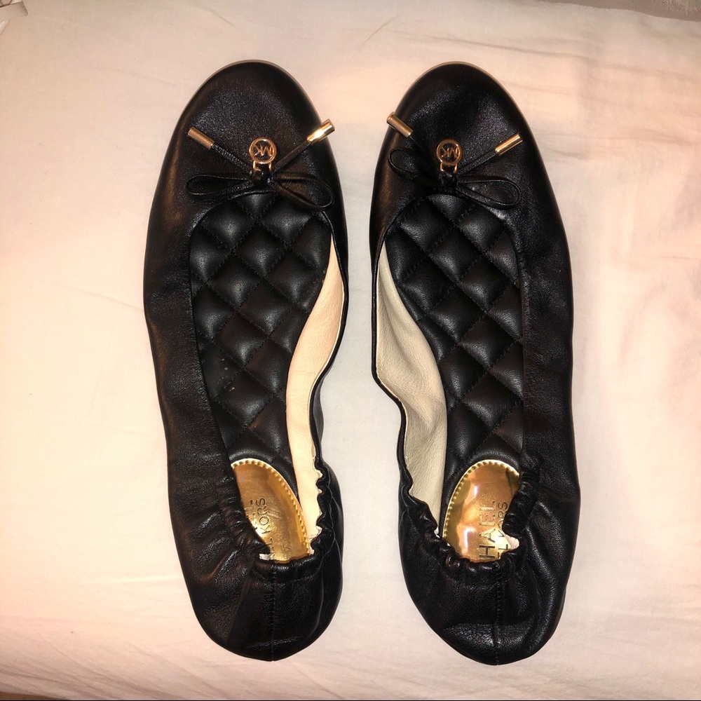 Michael Kors Leather Ballet Flats